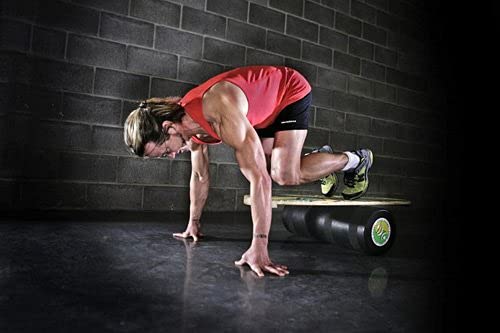 INDO BOARD Original Training Package - Balance Board for Fitness and Fun - Comes with 30" X 18" Deck, 6.5" Roller, 14" IndoFLO Cushion and An Exercise Poster - Multiple Deck Designs Available