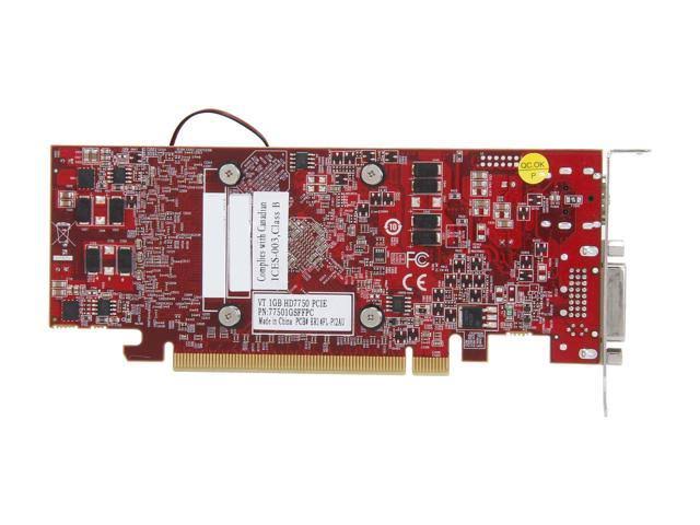 VisionTek Radeon HD 7750 SFF Low Profile Graphics Card - 1 GB GDDR5