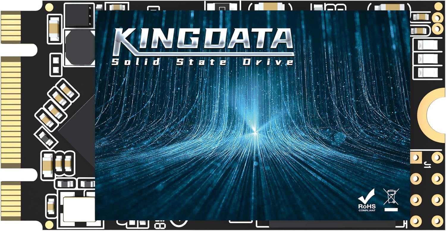 Kingdata M.2 2242 SSD 2TB Ngff Internal Solid State Drive High-Performance Hard Drive for Desktop Laptop SATA III 6Gb/s Includes SSD (2TB, M.2 2242)