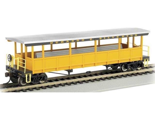 Bachmann Open Sided Excursion Car Durango u0026 Silverton -- HO
