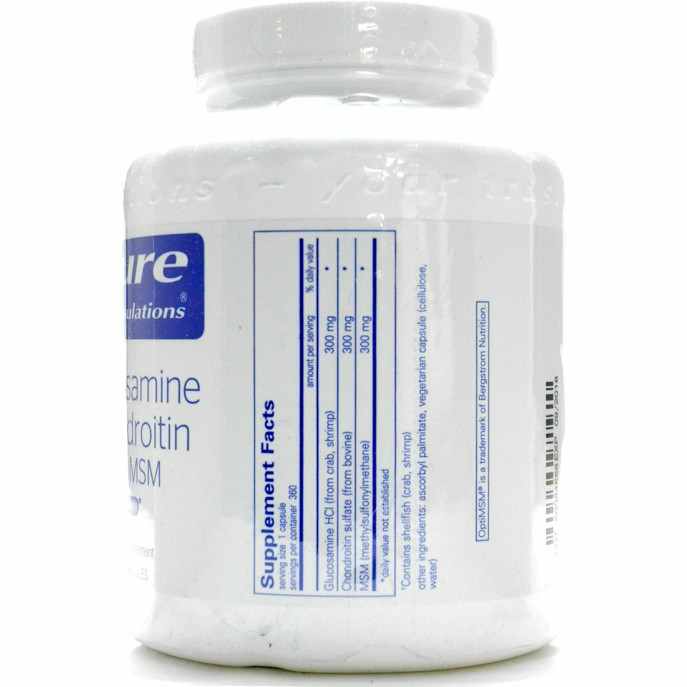 Glucosamine Chondroitin with MSM by Pure Encapsulations - Kansas Nuitrition - HNZSDS