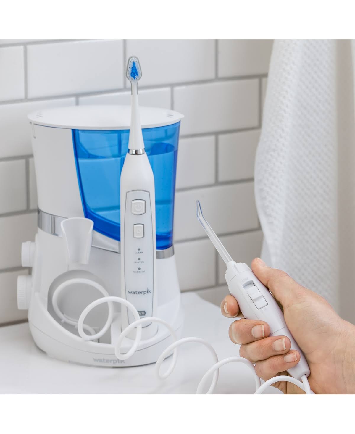 Waterpik Water Flosser + Sonic Toothbrush, Complete Care 5.0 - 1 Pack