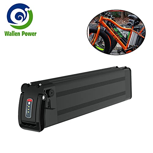 Ebike Battery 24V 36V 48V 10AH 13AH 15AH 18AH Silver Fish Lithium Ion Battery for 1000W/750W/700W/500W/350W/200W Electric Bike E-Bike Discharge Electric Bicycles