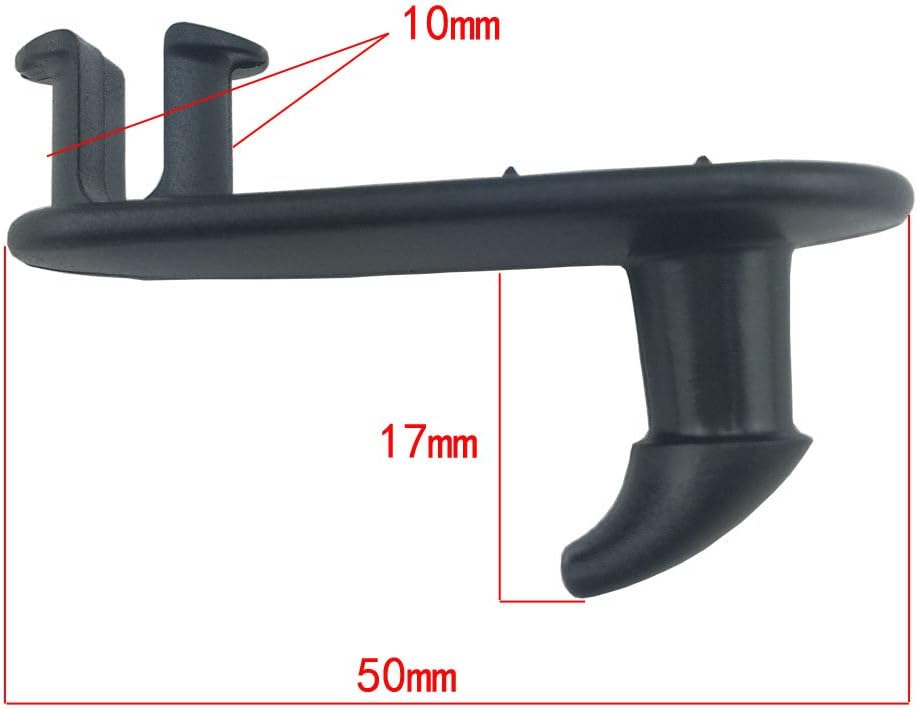 JIFFYY 2pcs Car Mat Clips Floor Carpet Fixing Hooks Custom Fit Floor/Cargo Mat Clip for Toyota Lexus Accessories