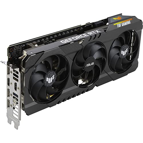 Asus TUF Gaming NVIDIA GeForce RTX 3060 V2 OC Edition Graphics Card (PCIe 4.0, 12GB GDDR6, HDMI 2.1, DisplayPort 1.4a, Dual Ball Fan Bearings, Military-Grade Certification, GPU Tweak II)