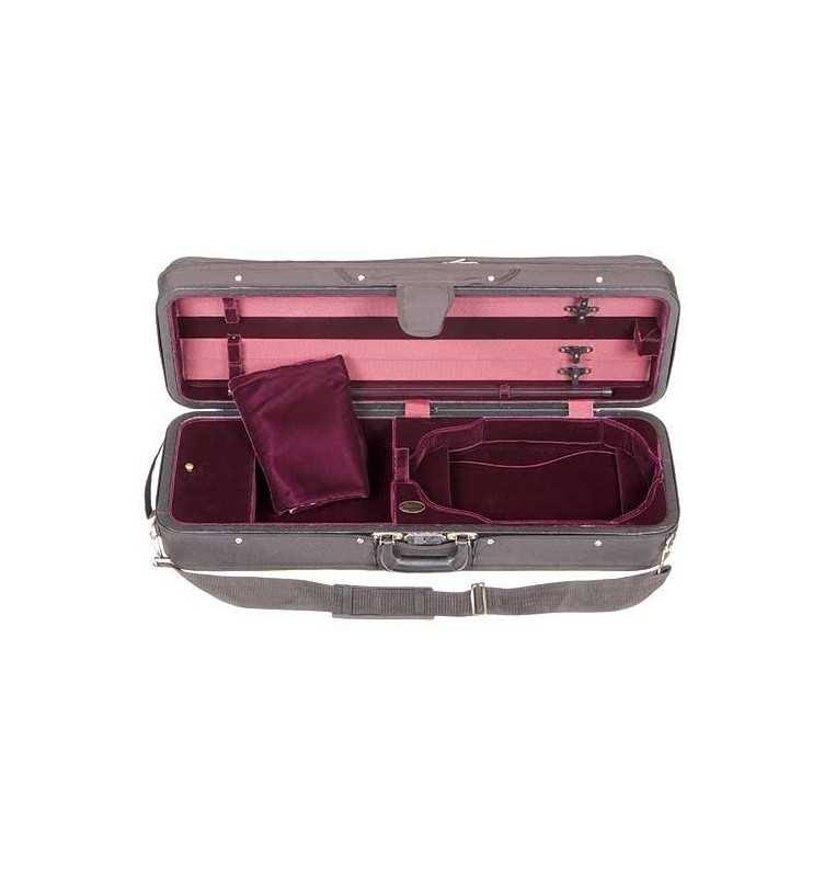 Bobelock 1003 FeatherLite Oblong Suspension Violin Case Blue Velour