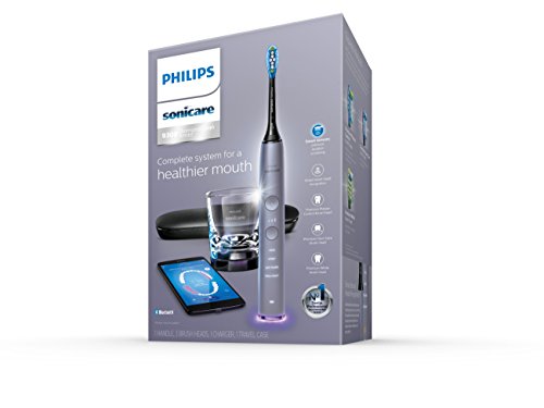 Philips Sonicare DiamondClean Smart Electric, Rechargeable Toothbrush for Complete Oral Care – 9300 Series, White, HX9903/05