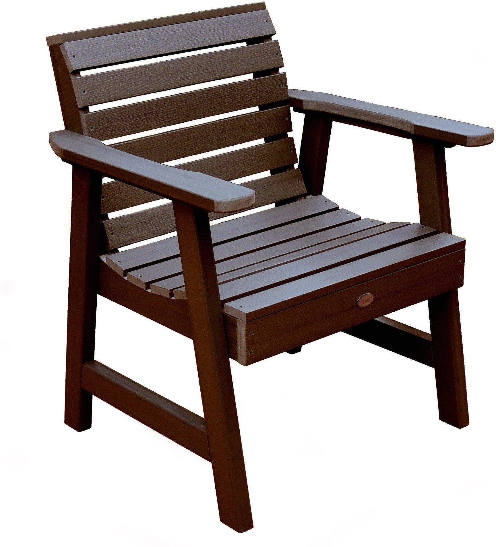Highwood Weatherly Garden Chair, Weathered Acorn