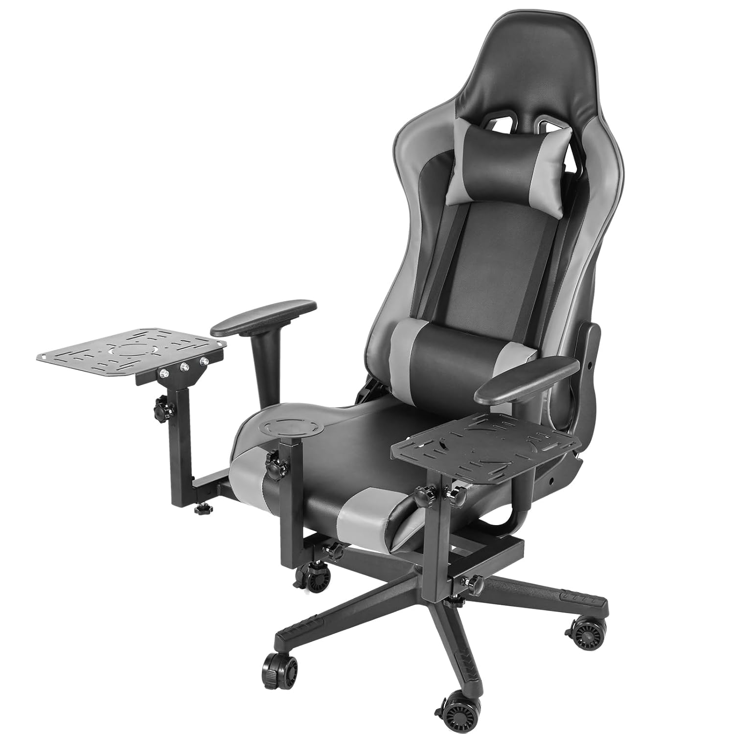 Mokapit Adjustable Flight Simulator Cockpit Fit for LogitechX56/X52 PRO,Thrustmaster A10C Hotas Warthog/T.16000M/TH8A/TCA,Fanatec ClubSport Shifter SQ Flight Sim Chair Joystick Not Included