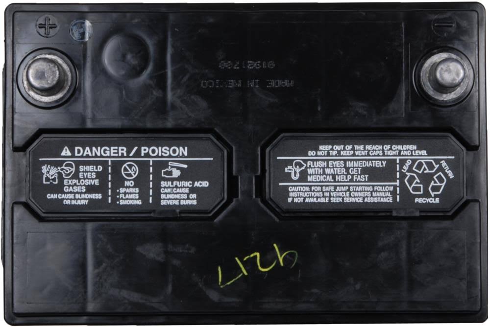 Duralast Battery 24F-DL, Group Size 24F, 600 CCA