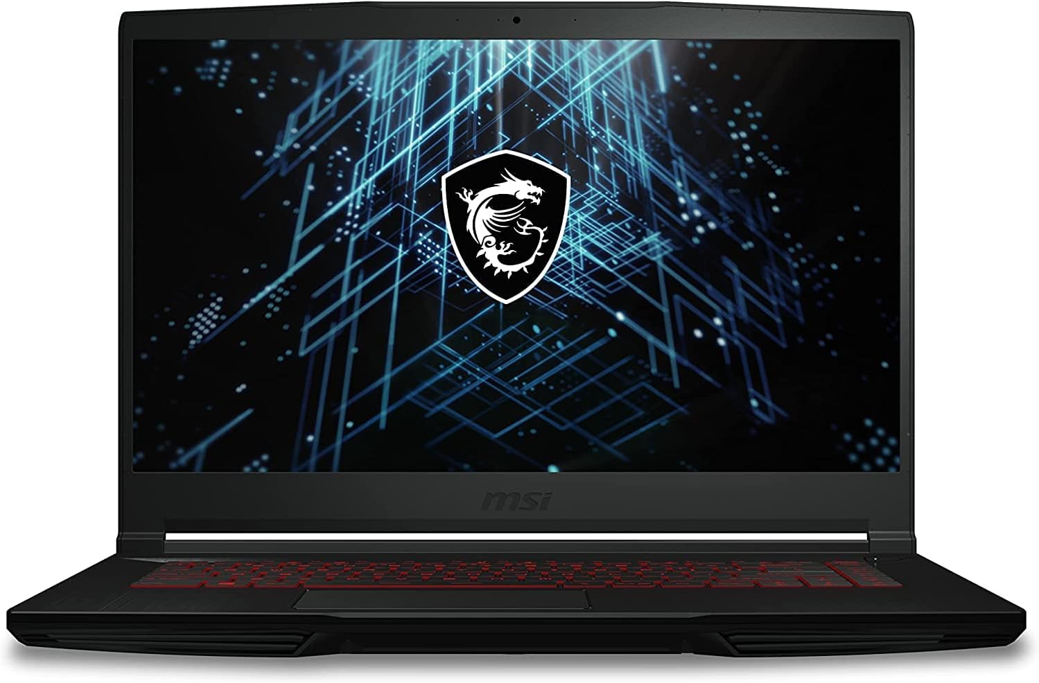 MSI GF63 Thin 11SC-693 15.6" FHD Gaming Laptop, Intel Core i5-11400H, 2.7GHz, NVIDIA GeForce GTX 1650, 8GB Memory, 512GB NVMe SSD, Windows 11 Home, Wi-Fi 6, Webcam, Black + Accessories