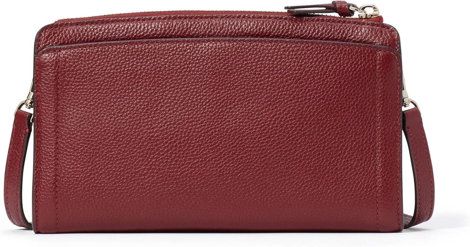 Kate Spade New York Knott Pebbled Leather Small Crossbody Autumnal Red One Size