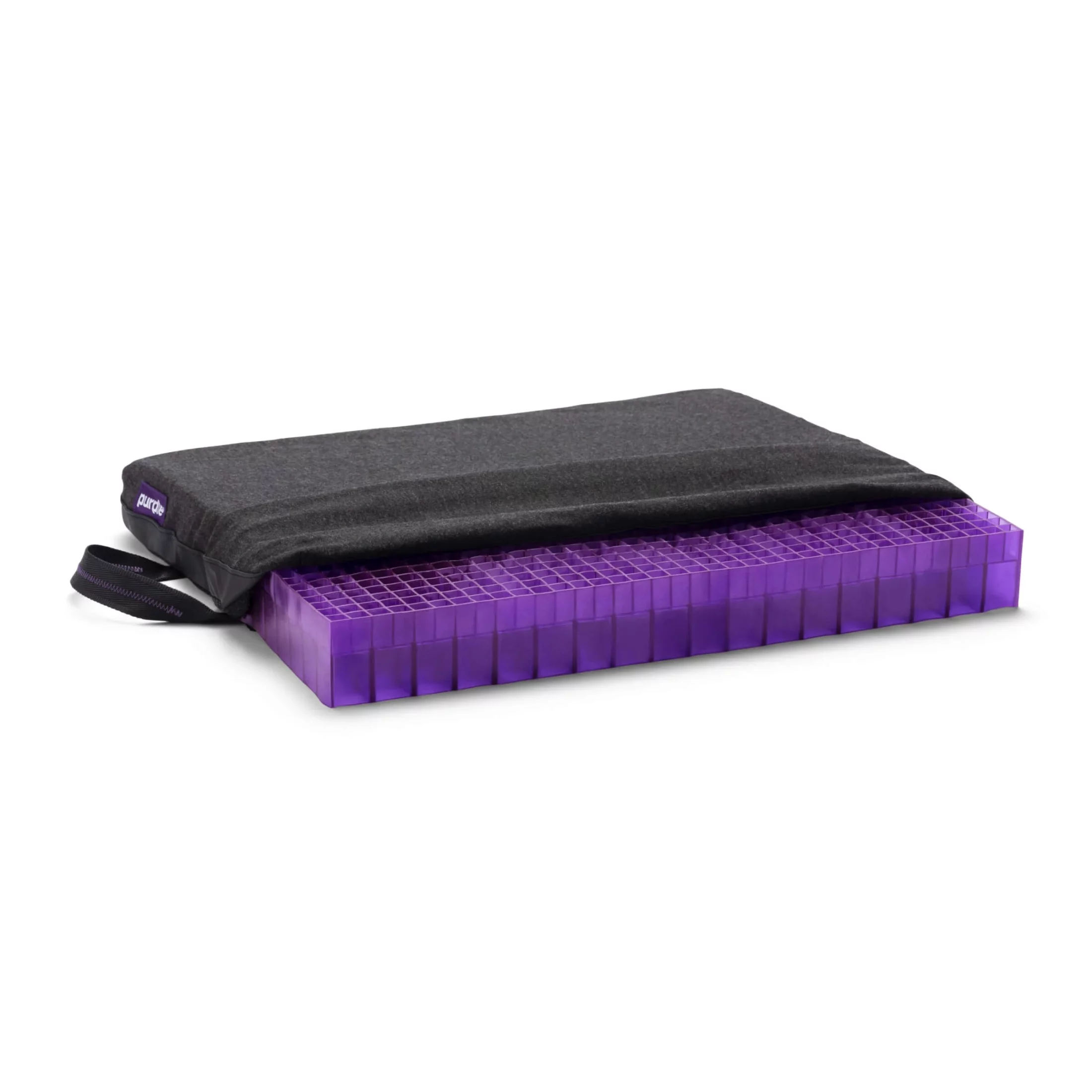 Purple Double Seat Cushion 18" x 16", Pressure Reducing GelFlex Grid, Ideal for Soft or Hard Seats