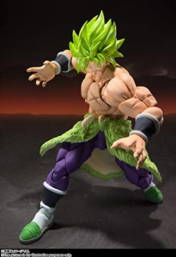 TAMASHII NATIONS - Dragon Ball Super: Broly - Super Saiyan Broly Full Power, Bandai Spirits S.H.Figuarts Action Figure