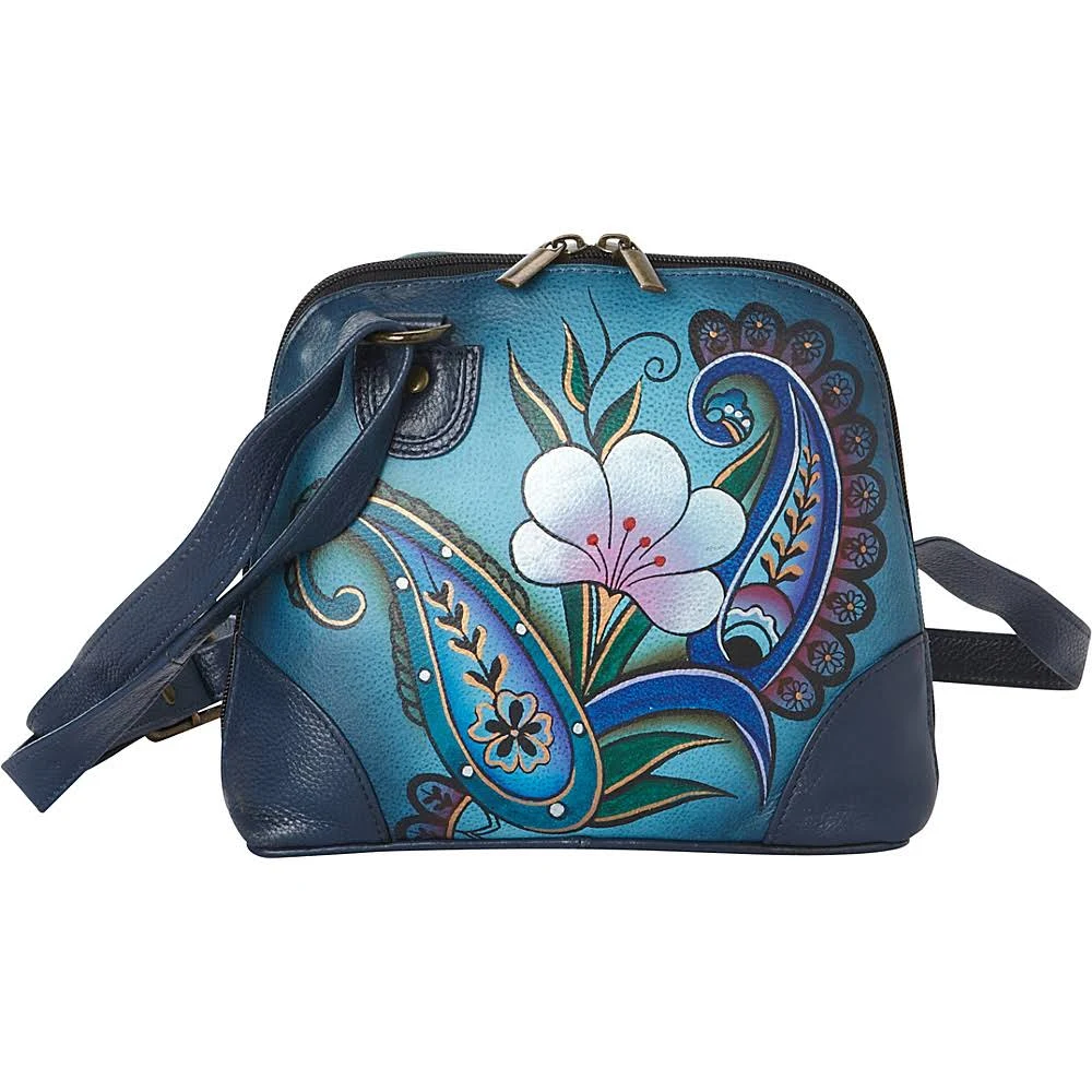Anna by Anuschka Leather Small Multi Compartment Zip-Around Organizer