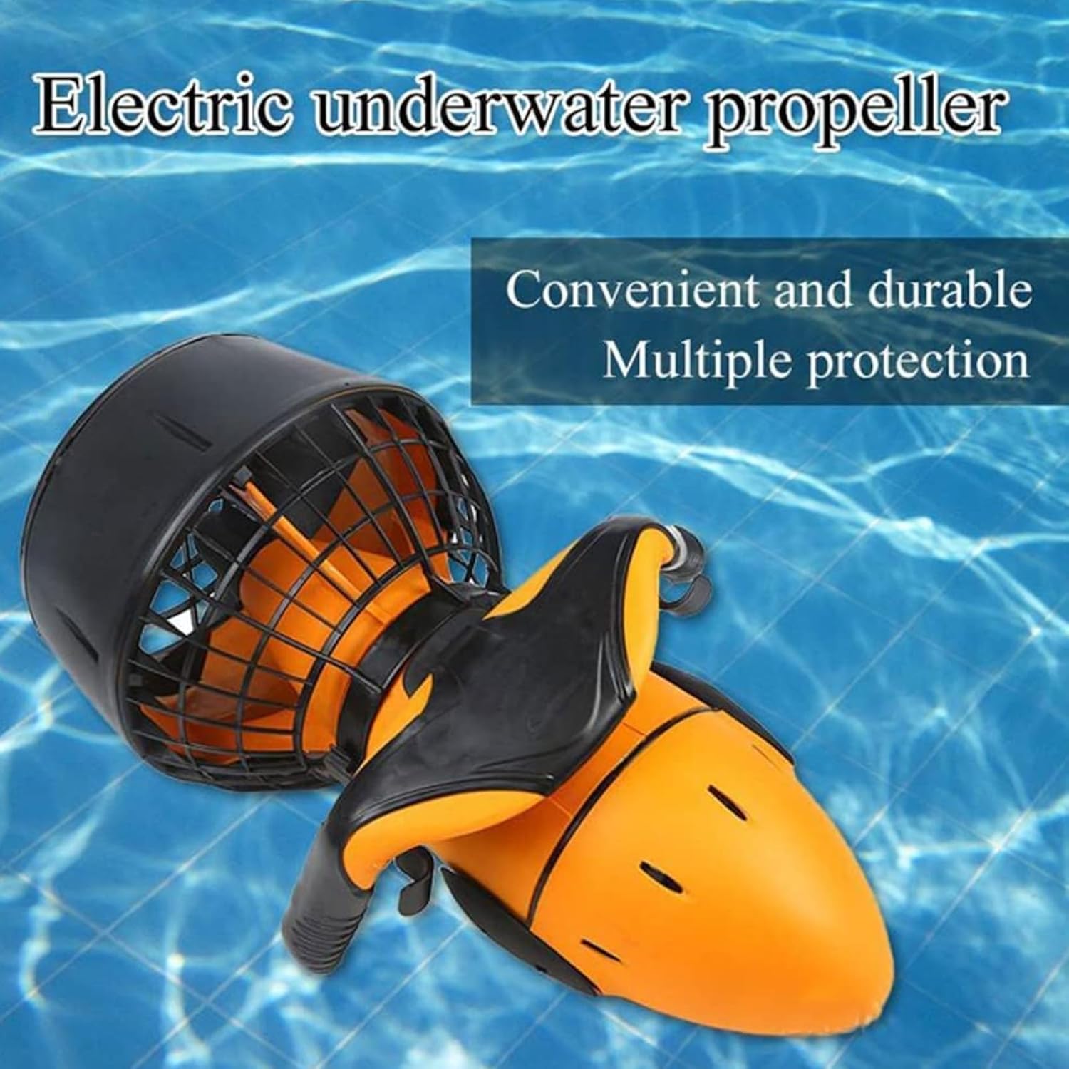 Underwater Sea Scooter, 300W Electric Underwater Scooter, for Water Sports, Swimming Pool, Diving, Snorkeling and Sea Adventures