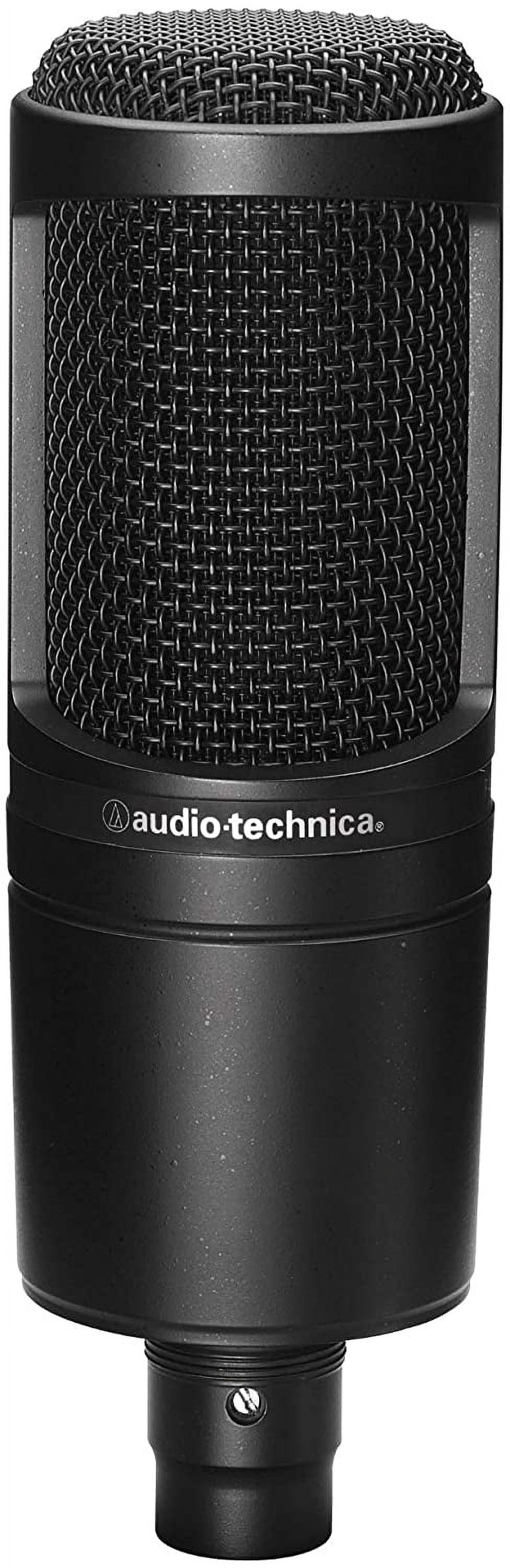 Focusrite Scarlett 2i2 3rd Gen 2x2 USB Audio Interface Bundle with Audio Technica AT2020 Condenser Studio Microphone MR DJ Stand, Shock Mount, Pop Filter and XLR Cable