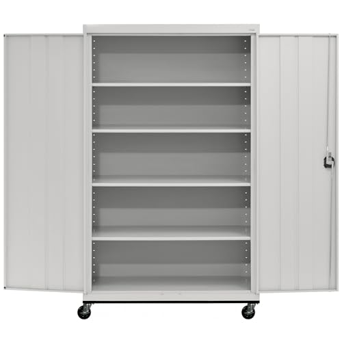 Sandusky Lee TA4R462472-02 Transport Series Mobile Storage Cabinet, Charcoal