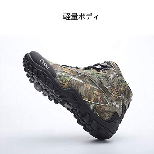 Waterproof High-top Men's Outdoor Hiking Shoes, Non-Slip Mountain Climbing Camping Boots, Wear-Resistant Hiking Shoes, Suitable for Outdoor Hiking (Grey 42)