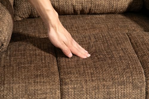 Light Grey Recliner Chair for Elderly | Tall and Big Man 400lbs | Chenille | Power Lift, Lay Flat, Stand Up, Wireless Charging Device, Extended Footrest, Massage Heat, Cup Holder, Lumbar Pillow