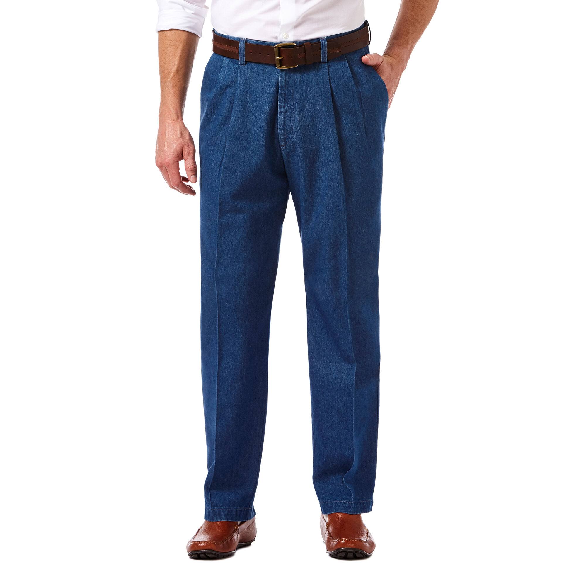 Haggar Work to Weekend Original Denim LT Stonewash