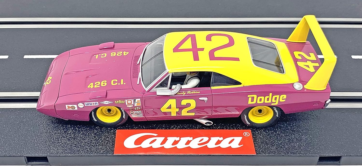 Carrera 30941 Dodge Charger Daytona No. 42 1:32 Scale Digital Slot Car Racing Vehicle for Carrera Digital Slot Car Race Tracks