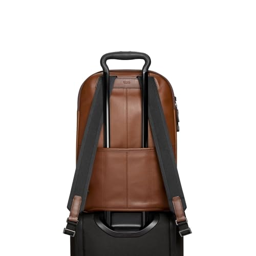 TUMI - Harrison Warren Laptop Backpack - 15 Inch Computer Bag for Men and Women - Cognac Leather
