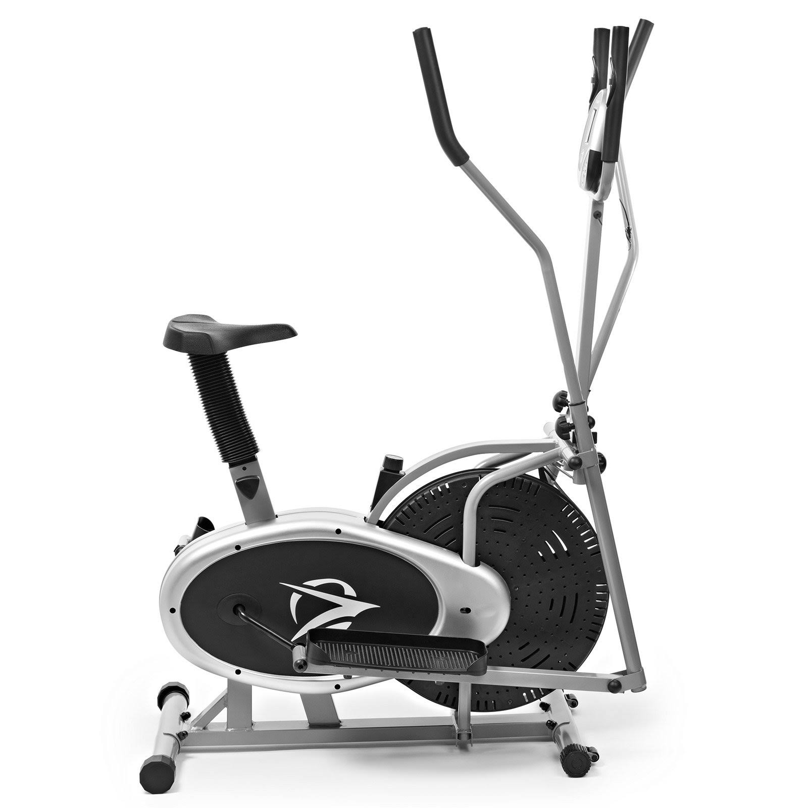 Plasma Fit Elliptical Machine Trainer 2 in 1 Exercise Bike Total Cardio Fitness Home