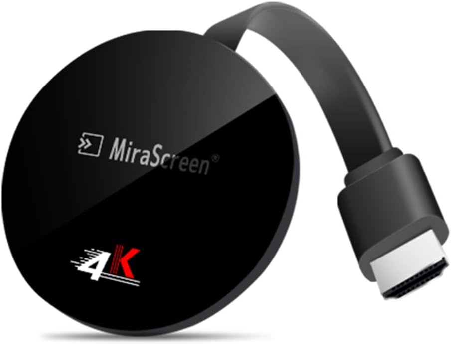 Miracast Dongle for TV 4K MiraScreen G7 Plus 5G Wireless HDMI Display Receiver Compatible with iOS/Android/Windows Devices to HDMI Displays
