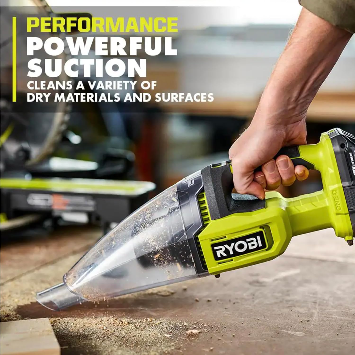 Buho Cordless Handheld Vacuum Accessory Bundle - Ryobi 18 Volt Multi-Surface Vacuum Micro-Cleaning Accessory Kit 2.0 Ah Battery 18V Charger Zipper Pouch