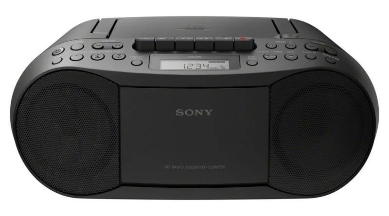 Portable Stereo Player CD Cassette MP3 Boombox Audio Am/fm Radio Player Black US