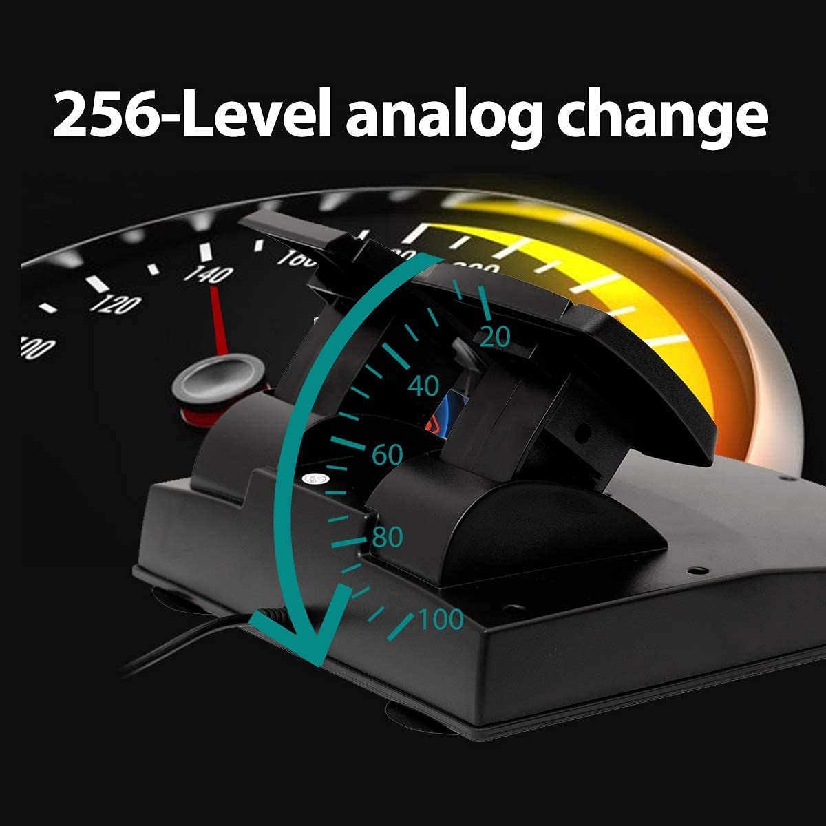 NBCP Racing Wheel, Gaming Steering Wheels Driving Sim Car Simulator 270° Pro Volante PC Pedals Paddle Gear Shifters for PC, PS3, Switch, Android TV