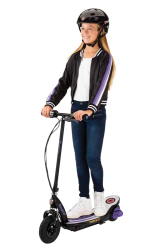Razor Power Core E100 Electric Scooter - 100w Hub Motor, 8" Air-Filled Tire, Up to 11 mph and 60 min Ride Time, for Kids Ages 8 and Up