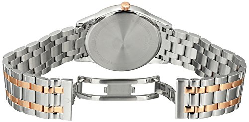 Bulova Men's Classic Stainless Steel Watch with Diamonds and Day Date