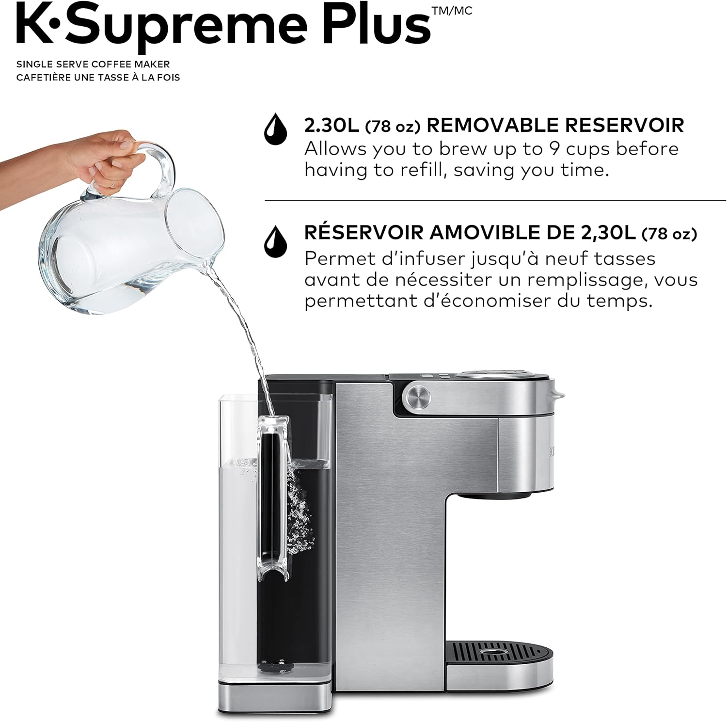 K-Supreme Plus Single Serve K-Cup Pod Coffee Maker