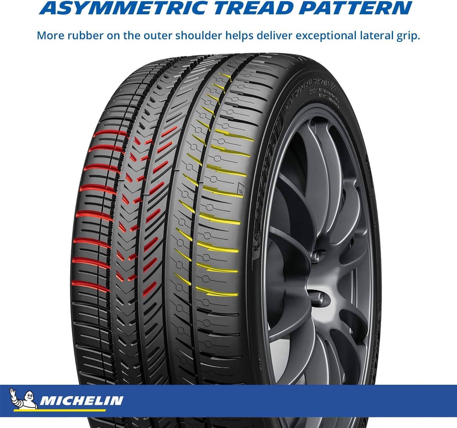 Michelin Pilot Sport All Season 4 Performance Tire 245/35ZR19/XL 93Y