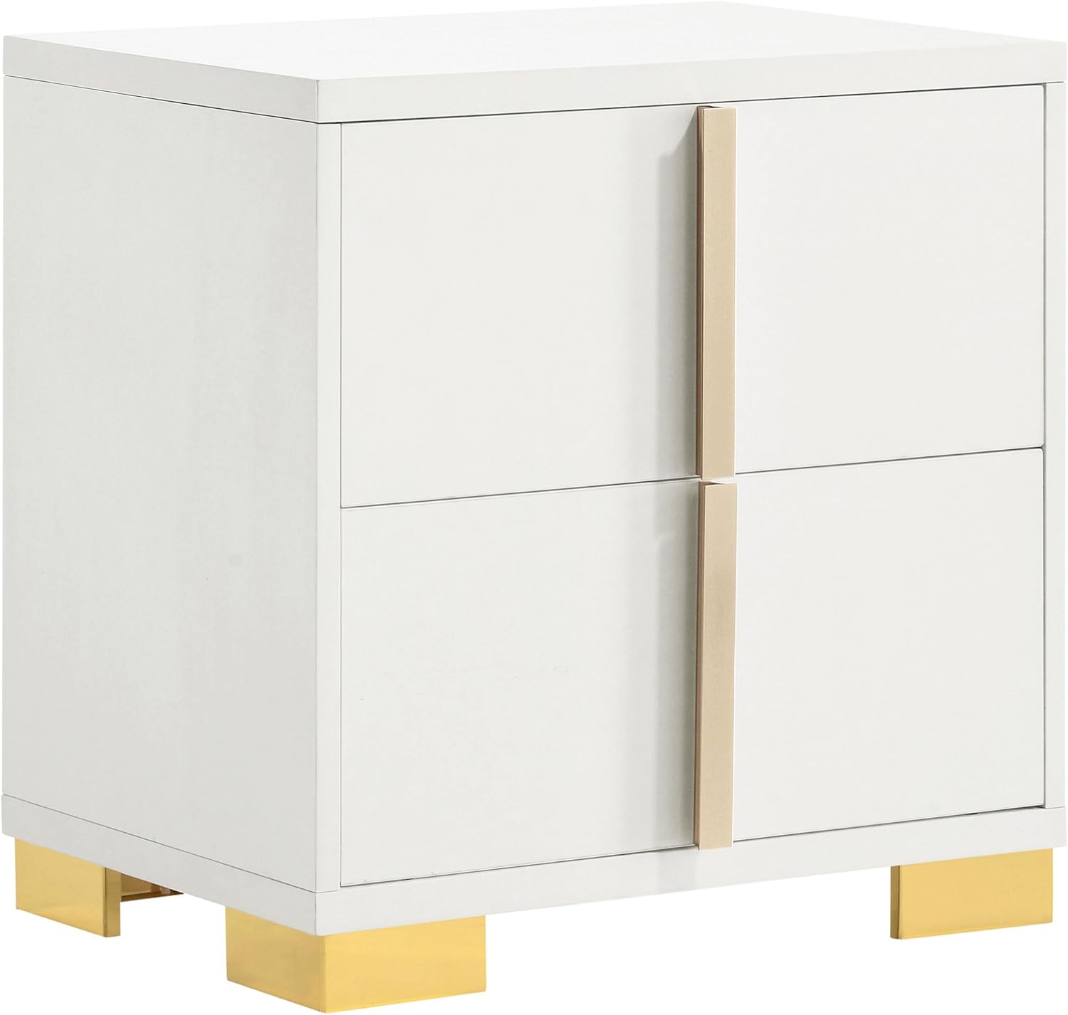 Coaster Home Furnishings Marceline 4-Piece Queen Bedroom Set with LED Headboard White
