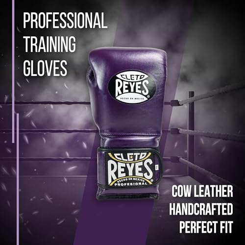 CLETO REYES Training Boxing Gloves with Hook and Loop Closure for Sparring and Heavy Punching Bags, Men and Women, MMA, Kickboxing, Muay Thai