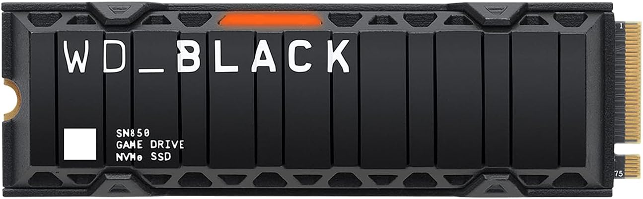 Western Digital WD Black SN850 NVMe M.2 2280 2TB PCI-Express 4.0 x4 3D NAND Internal Solid State Drive (SSD) for Laptops and Desktops - 3D NAND Technology, 7000MB/s - WDS200T1X0E