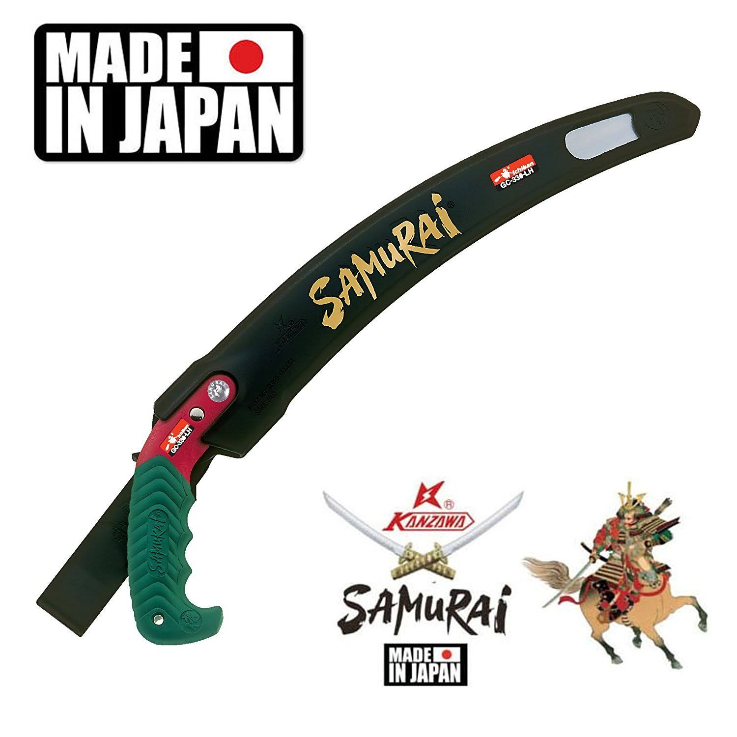 Samurai Ichiban 13x22 Curved Pruning Saw with Scabbard (GC-330-LH)