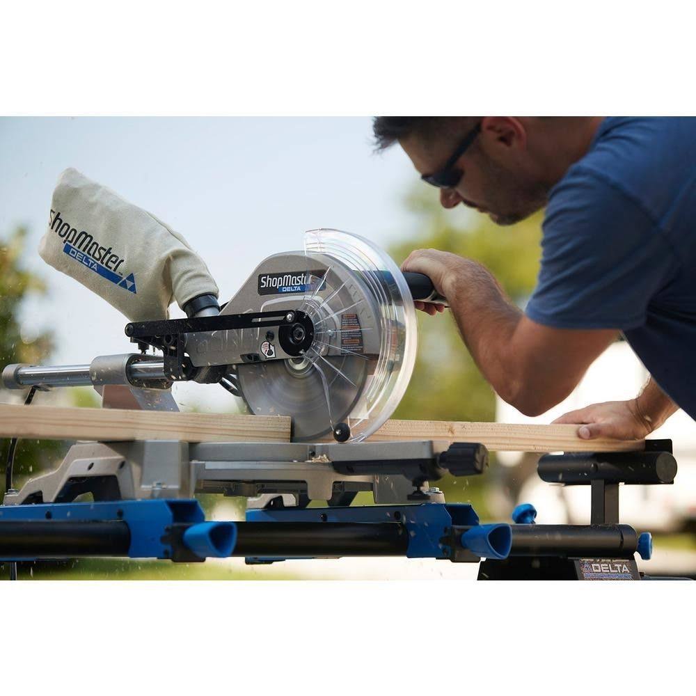 Delta S26-261L Shopmaster 10x22 Slide Miter Saw with Laser