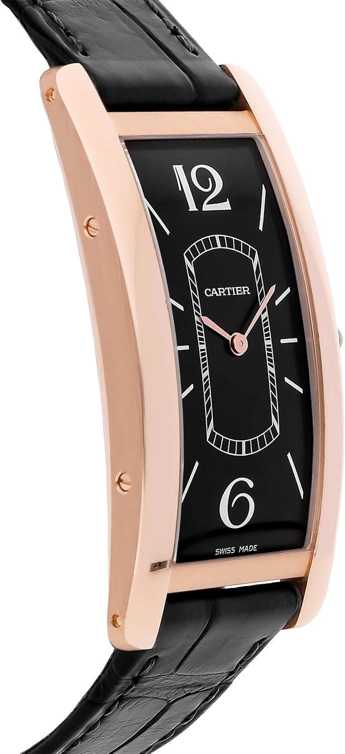 CARTIER Tank Manual Wind Black Dial watch WGTA0025 (Pre-Owned)