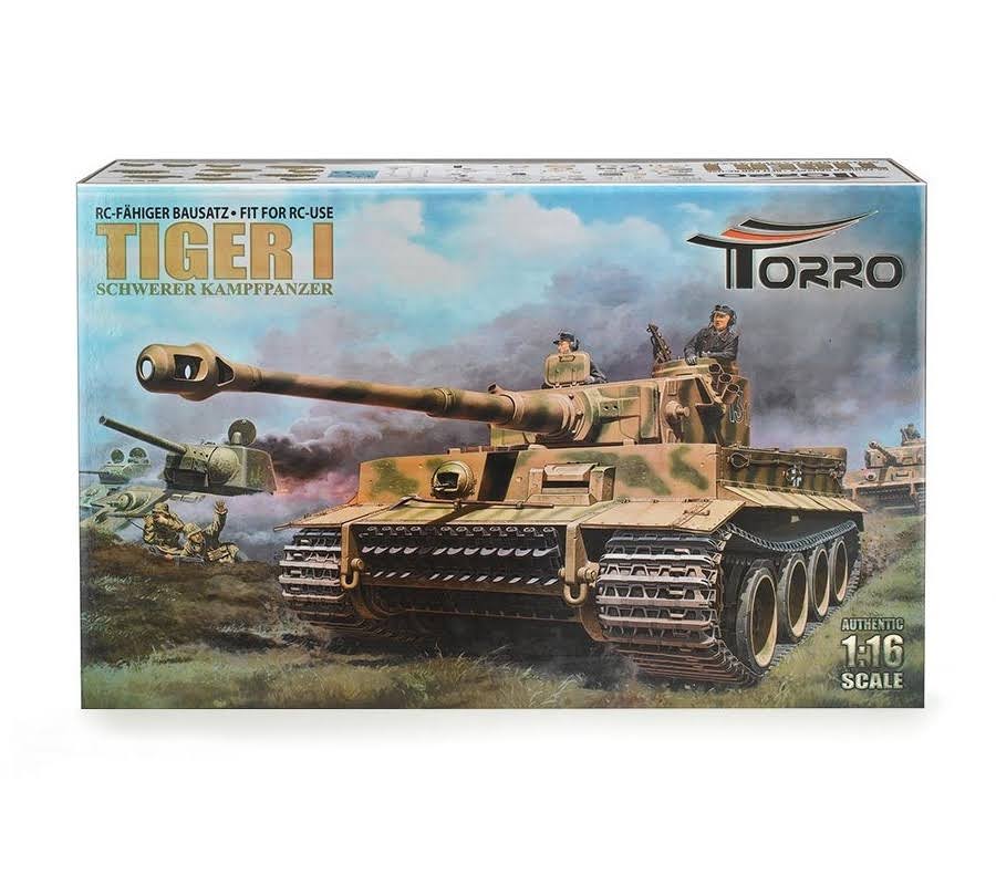 1/16 Torro Tiger I Early Version RC Tank Assembly Kit Metal Edition