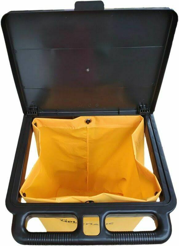 Simpli-magic 79191 Janitorial Cart, Commercial, Yellow/Grey