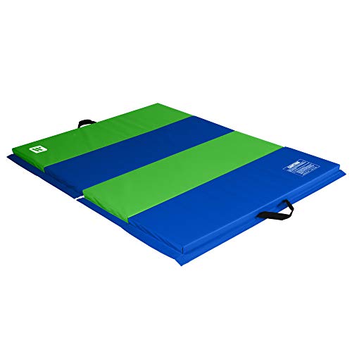 We Sell Mats - 4 ft x 6 ft x 2 - Personal Fitness & Exercise Mat for Home Workout - Lightweight and Folds for Carrying – All Purpose Gym Mat – Thick Mat for Yoga, Pilates, Stretches, Floor Exercises