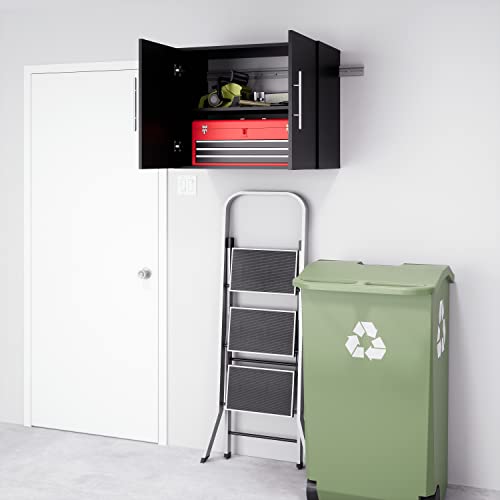Prepac HangUps Upper Storage Cabinet - Elegant and Spacious Wall Cabinets to Maximize Your Storage, 36" Size, Classic White Finish