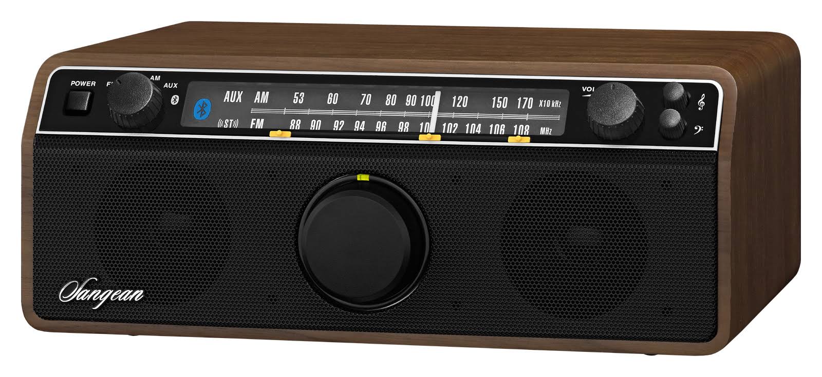 Sangean WR-12 Am / FM / Aux-in / Analog Wooden Cabinet Receiver