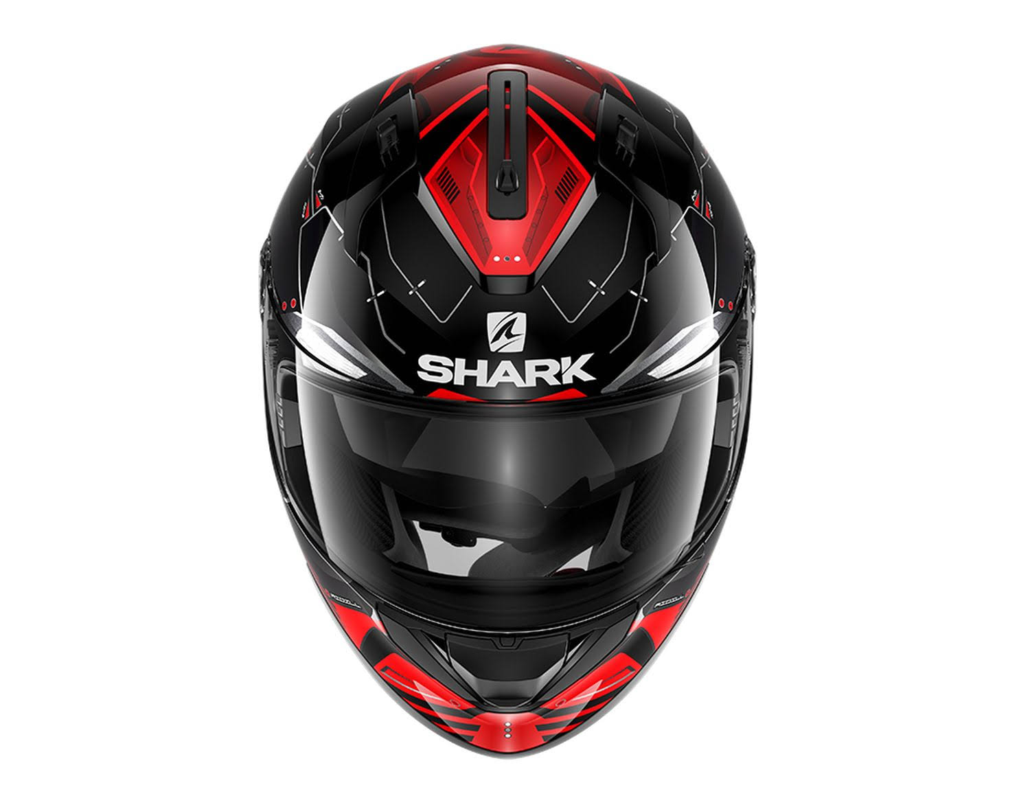 Shark - Helmet Ridill 1.2 Mecca Black / Red / Silver - Size S
