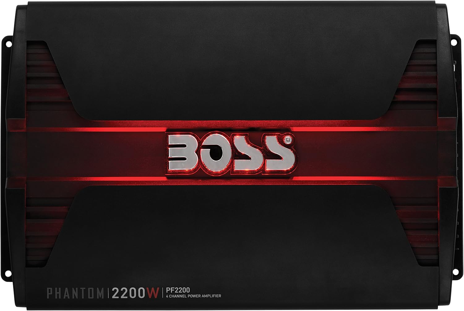 BOSS Audio Systems PV3700 5 Channel Car Amplifier – Phantom Series, 3700 Watts, Full Range, Class A-B, 2-4 Ohm Stable, Mosfet Power Supply, Bridgeable, Remote Subwoofer Control