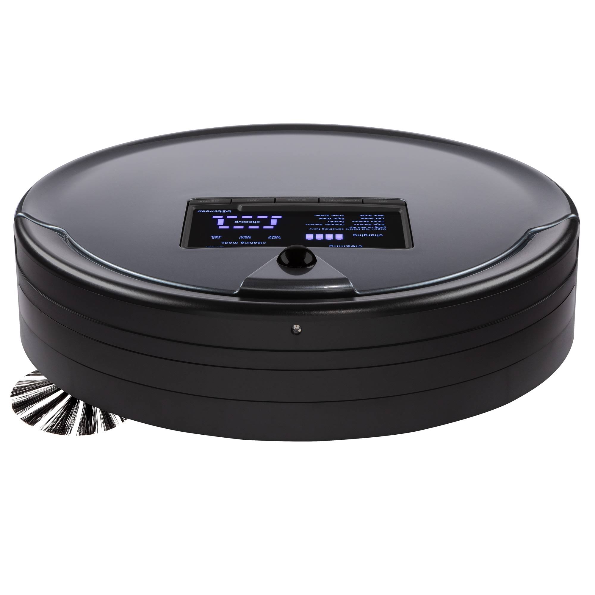 bObsweep Bob PetHair Plus Wet/Dry Robotic Vacuum - Charcoal